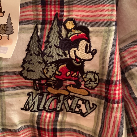 Primark Disney Christmas Mickey Pajama Shirt - Picture 3 of 4